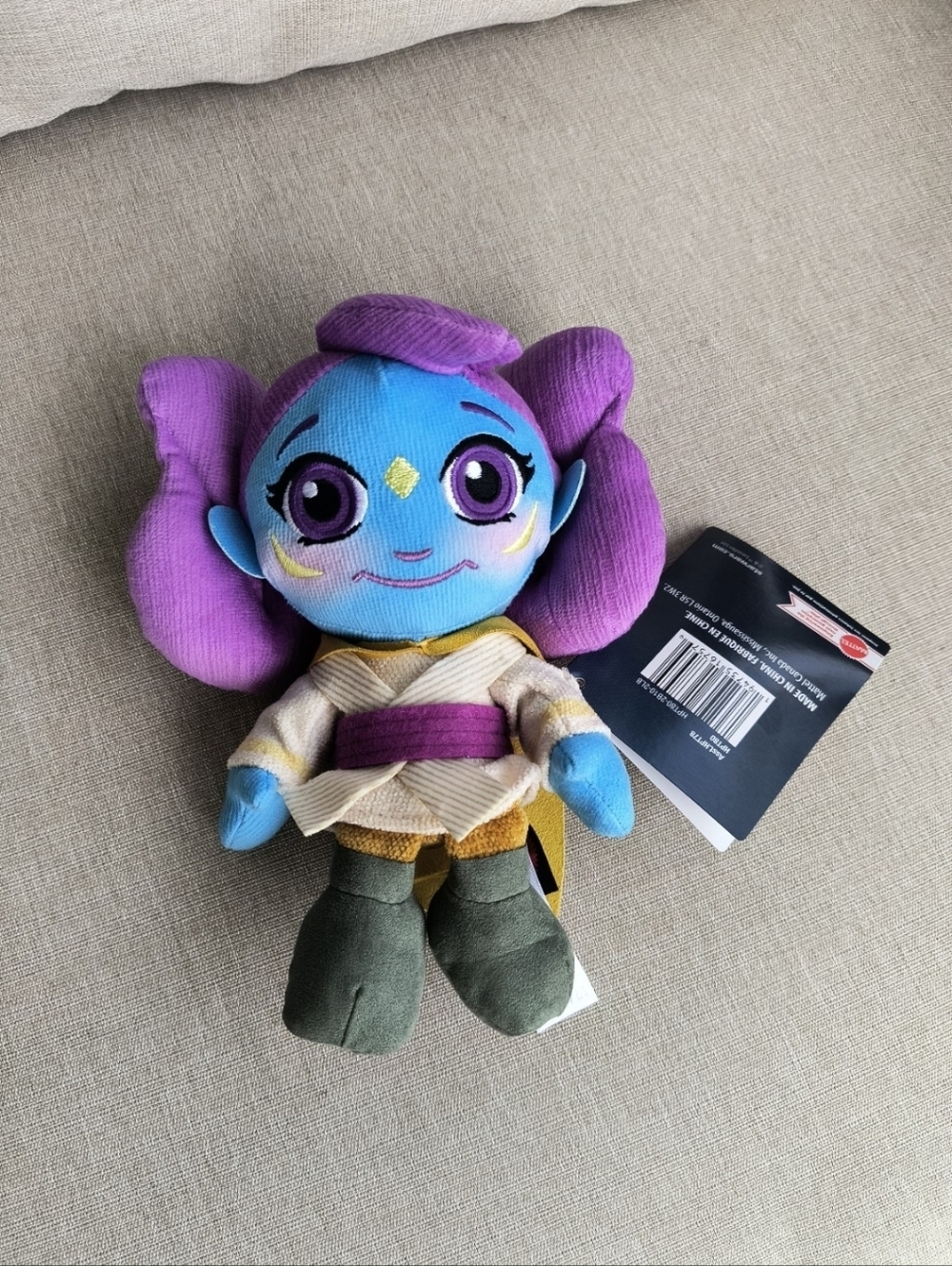 Disney Mattel Star Wars Young Jedi Adventures Lys 8" Plush Stuffed Animal